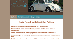 Desktop Screenshot of kaeferschmie.de