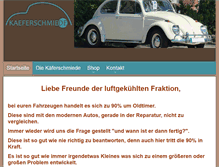 Tablet Screenshot of kaeferschmie.de